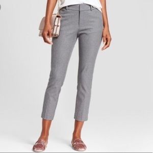 Skinny Cropped Stretch Trousers